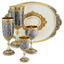 Серебряный подарочный набор с позолотой Царский пир 40150109А06